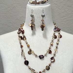 3 Piece Matching Necklace Set